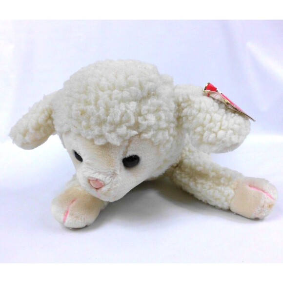 Vintage 1989 Ty Classic Lovie Lamb Plush Stuffed Animal Style 8004 Sheep 16 Inch - Picture 1 of 8